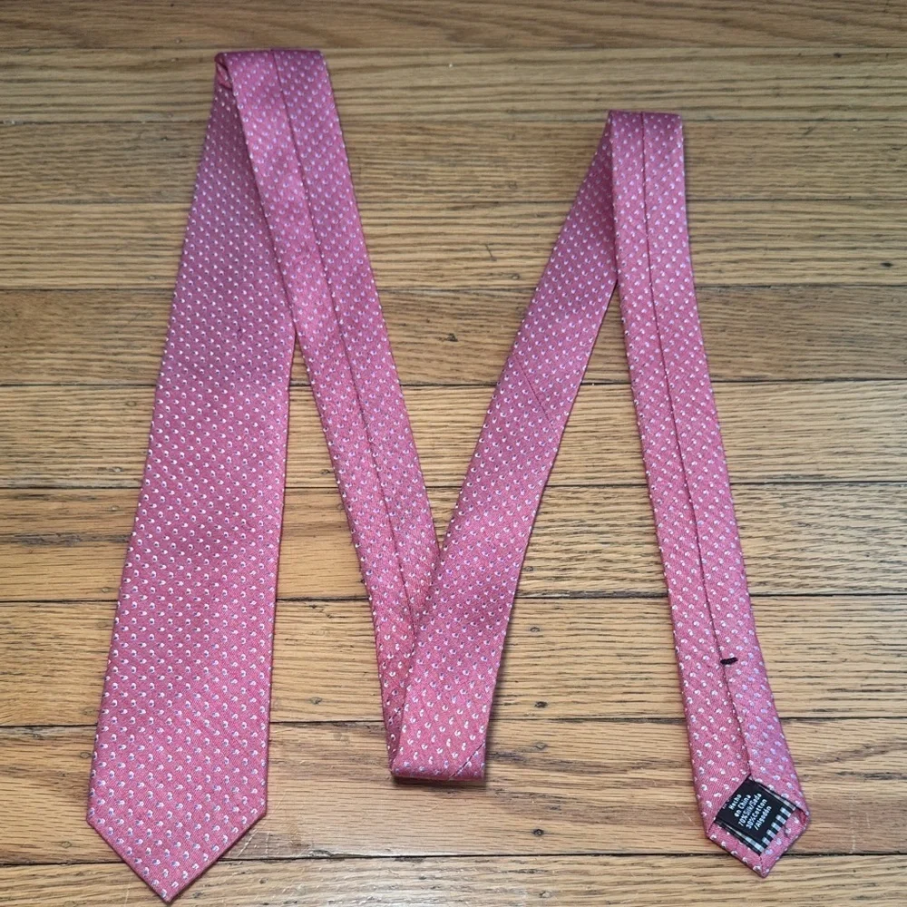 Ben Sherman Pink Patterned Tie